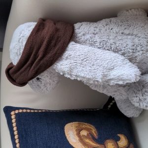 BNWT Bow headband, ear warmer, winter head band, kids ear band brown